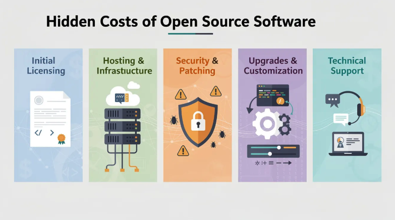 Hidden Costs of Open Source Software